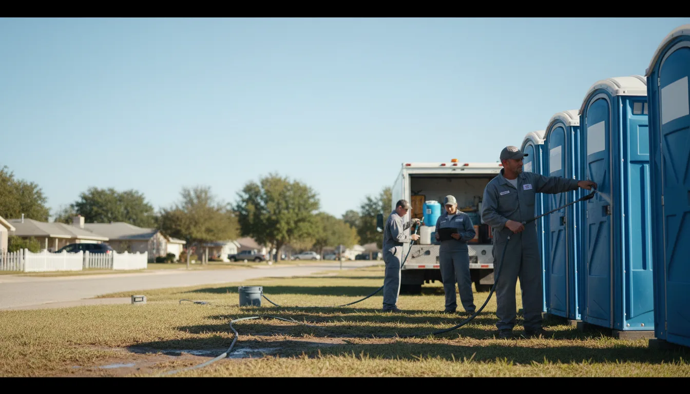 Long-Term Portable Toilet Rental in Ector, TX near me